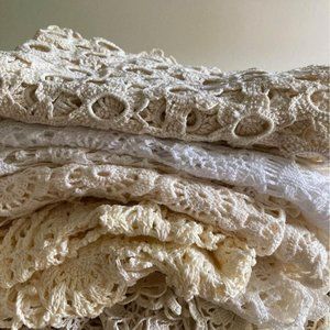 Lot of 8 Crochet Runners